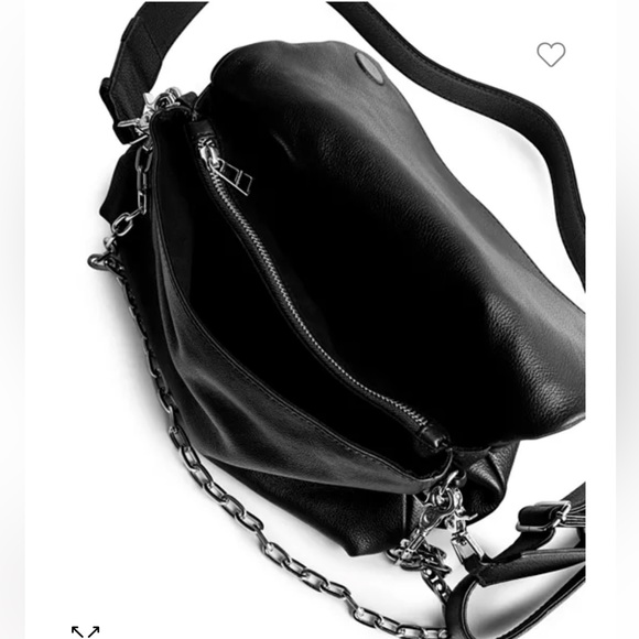 Zadig and Voltaire textured leather convertible shoulder / crossbody bag - Picture 3 of 4